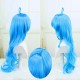 King of Glory Cosplay Wig Mermaid Doria Blue Long Curly Hair