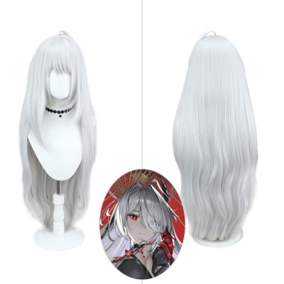 Stellar Railways |Fading Underworld Silver Straight Long Hair 100cm