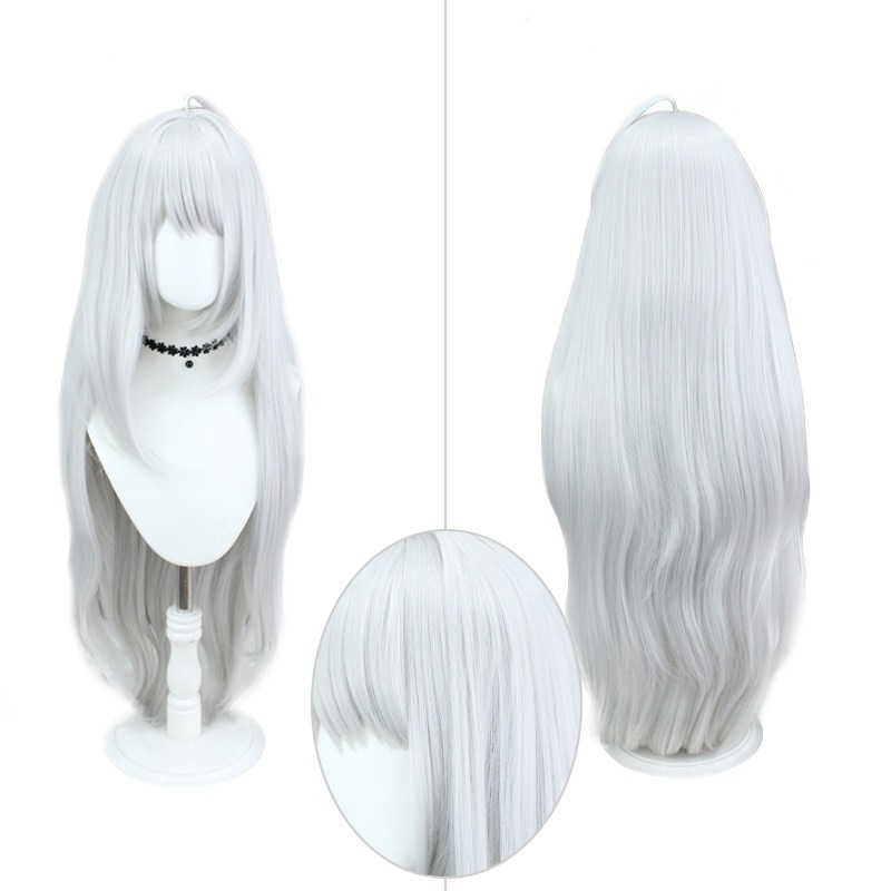 Stellar Railways |Fading Underworld Silver Straight Long Hair 100cm