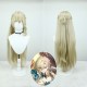 Stellar Railways |Robin Cosplay Sand Gold Bird Golden Straight Long Hair Cosplay Wig 85cm