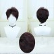 Tangled Flynn Rider Prince Short Curly Brown Wig