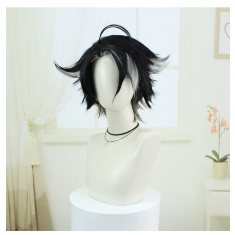 Genshin Impact | Fontaine Laiosli Cosplay Wig Mixed Color Patchwork Style 30cm