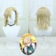 Stellar Railways| Sand Gold Cosplay Wig with Wolf Cut and Rebellious Flip 40cm