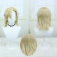 Stellar Railways| Sand Gold Cosplay Wig with Wolf Cut and Rebellious Flip 40cm