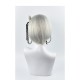 Kakegurui Cosplay Wig  Momobami Kirari Gray Short Hair Braided Ponytail