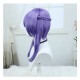 Genshin Impact  | Shinoa Hiiragi Cosplay Wig Pale Lavender Realistic Braided Pigtails 40cm