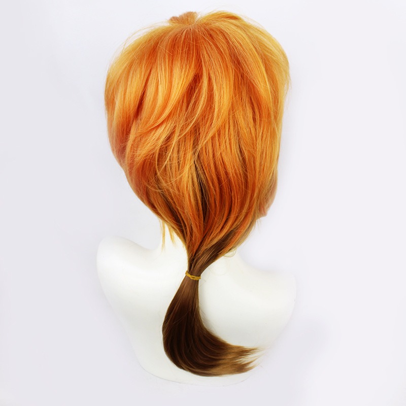 Bungou Stray Dogs Anime Cosplay Wig - Nakahara Chuya Special Gradient Messy Wavy 55cm