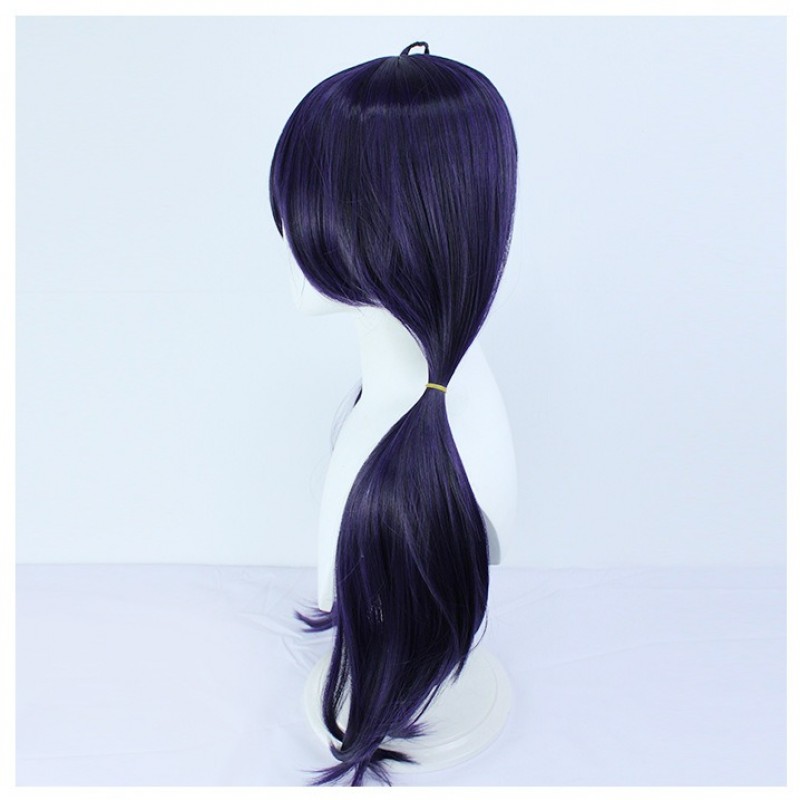 Bungou Stray Dogs Izumi Kyoka COS Wig Dark Purple Twin Tail with Headpiece 80cm