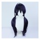 Bungou Stray Dogs Izumi Kyoka COS Wig Dark Purple Twin Tail with Headpiece 80cm