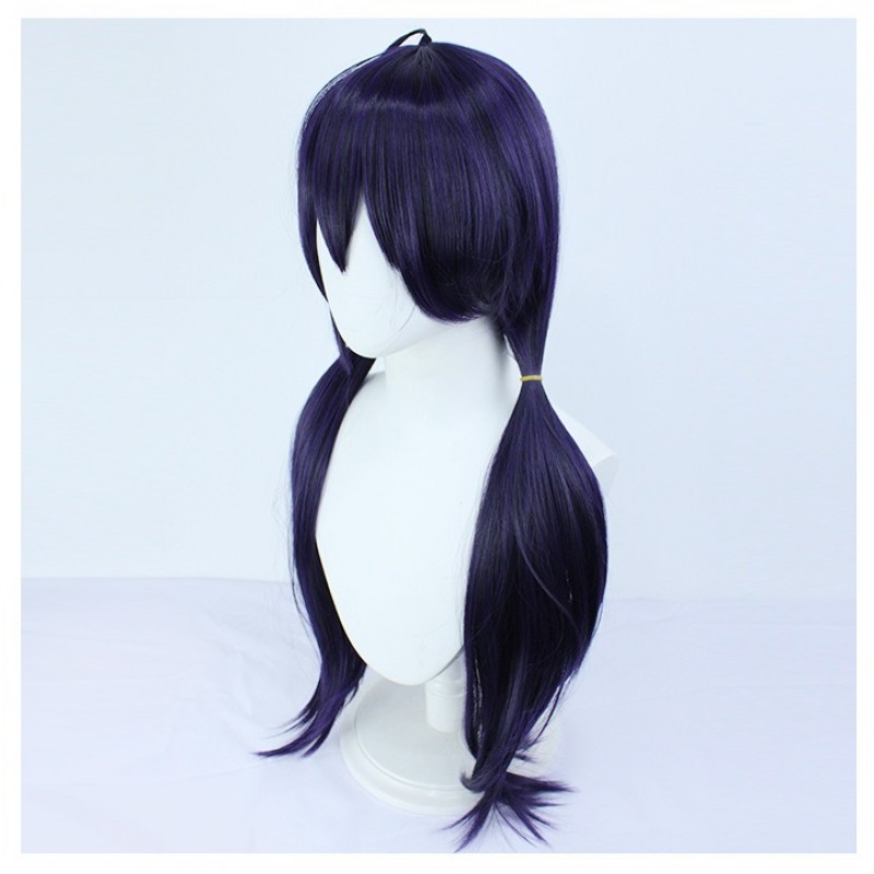 Bungou Stray Dogs Izumi Kyoka COS Wig Dark Purple Twin Tail with Headpiece 80cm