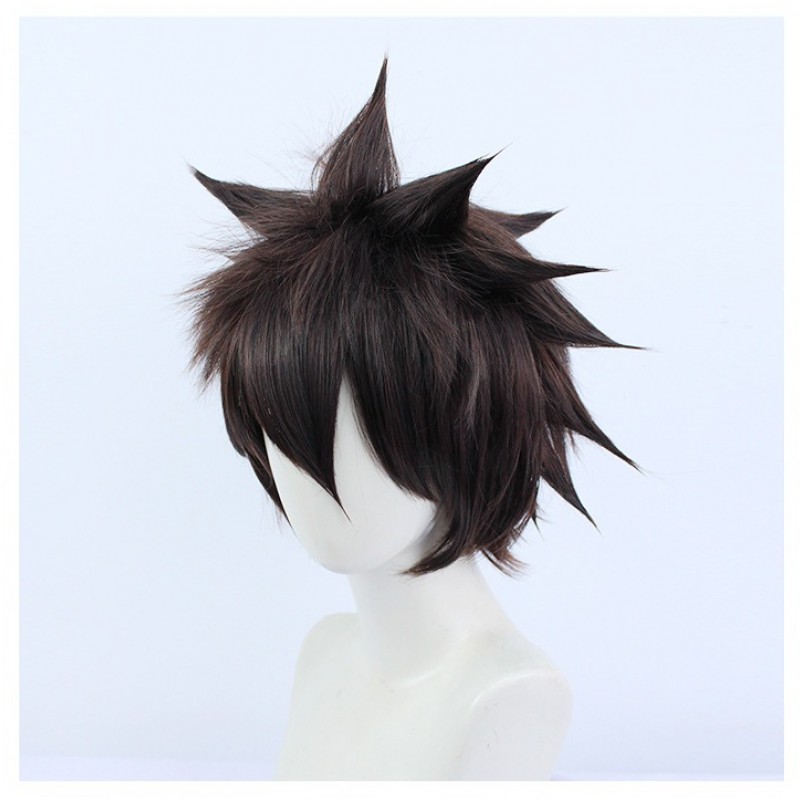 AOTU World Anmixiu Cosplay Wig - Sawada Tsunayoshi Afro Hair 30cm