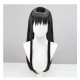 Puella Magi Madoka Magica Homura Akemi COS Wig Black High-Temperature Fiber