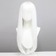 Chowbie  | Nun Cosplay Wig White and Brown Long Straight Hair 75cm