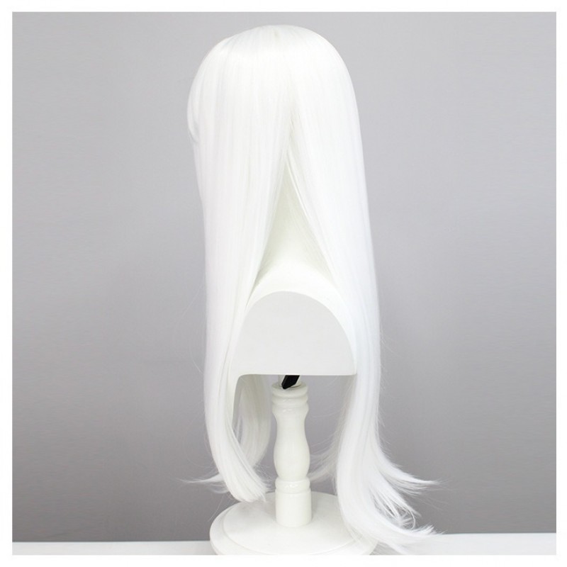 Chowbie  | Nun Cosplay Wig White and Brown Long Straight Hair 75cm