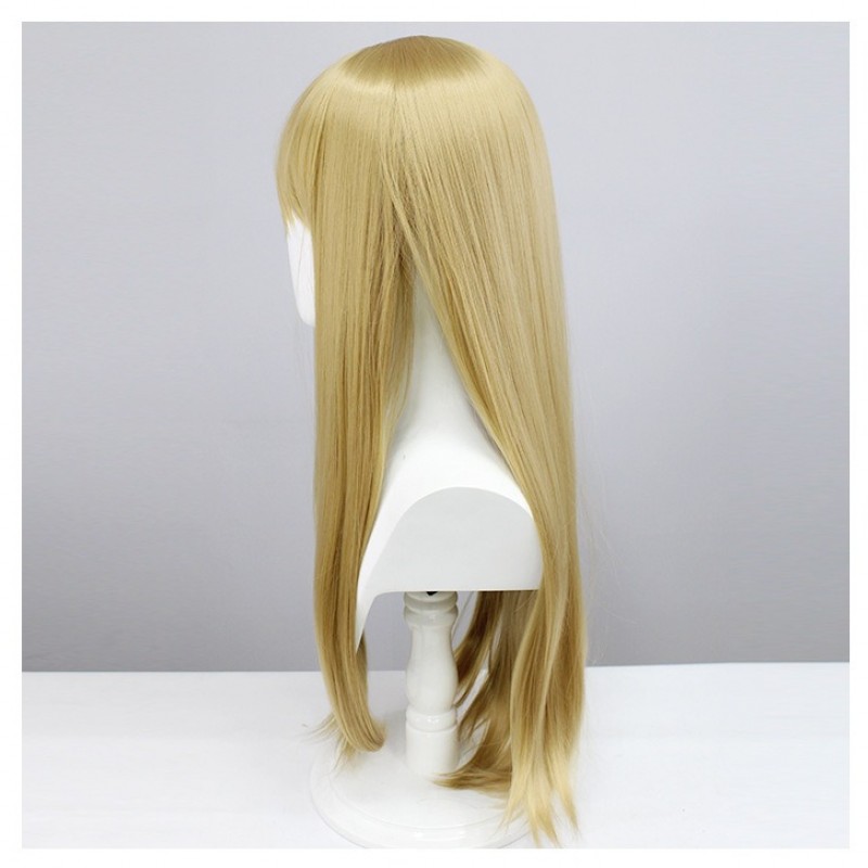 Chowbie  | Nun Cosplay Wig White and Brown Long Straight Hair 75cm