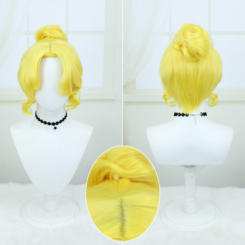 Identity V |Golden Cicada Wig 35cm Bright Yellow Hair