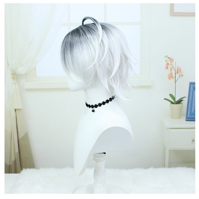 Identity V |Psychologist The Ripper Long Night White Medium Wig 70cm Snowy White 