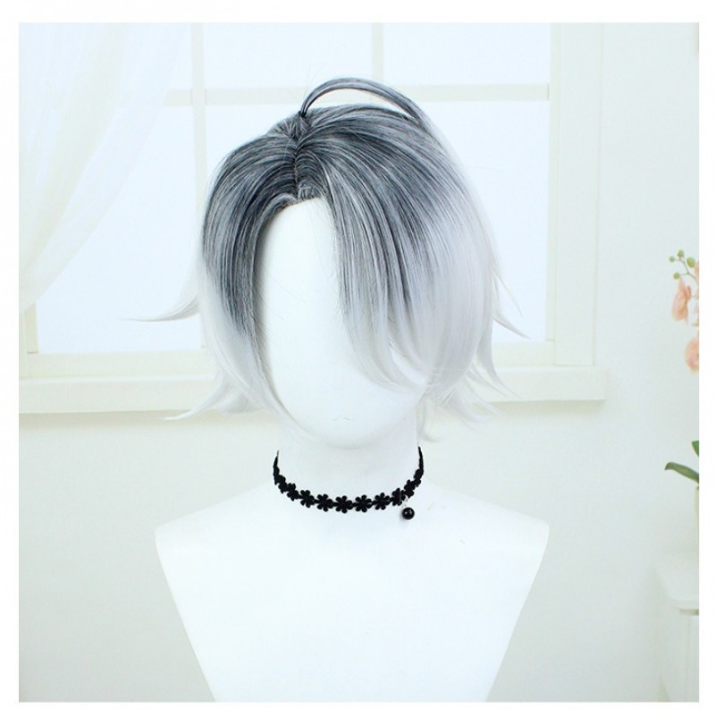 Identity V |Psychologist The Ripper Long Night White Medium Wig 70cm Snowy White 