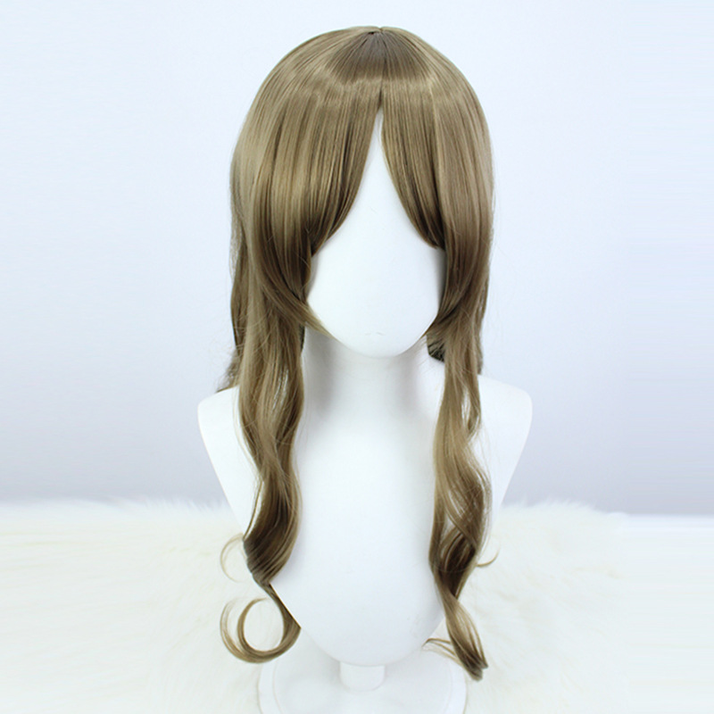 Identity V |Rolling Friends Little Girl Brown Long Wig Natural Brown 72cm 