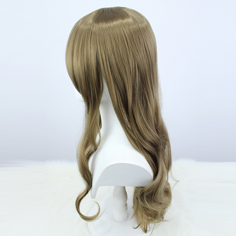 Identity V |Rolling Friends Little Girl Brown Long Wig Natural Brown 72cm 