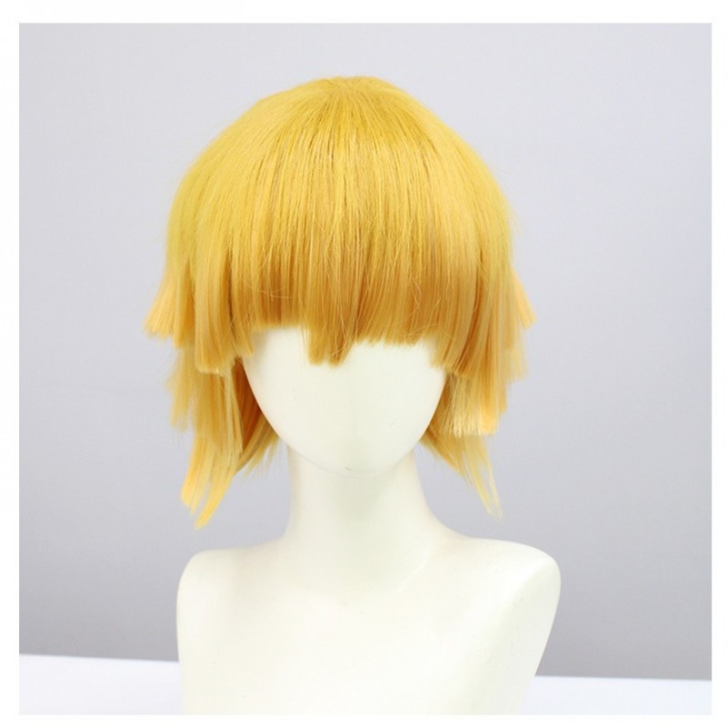 Zenitsu's Thunder Vibrant 30cm Golden Tempest Wig