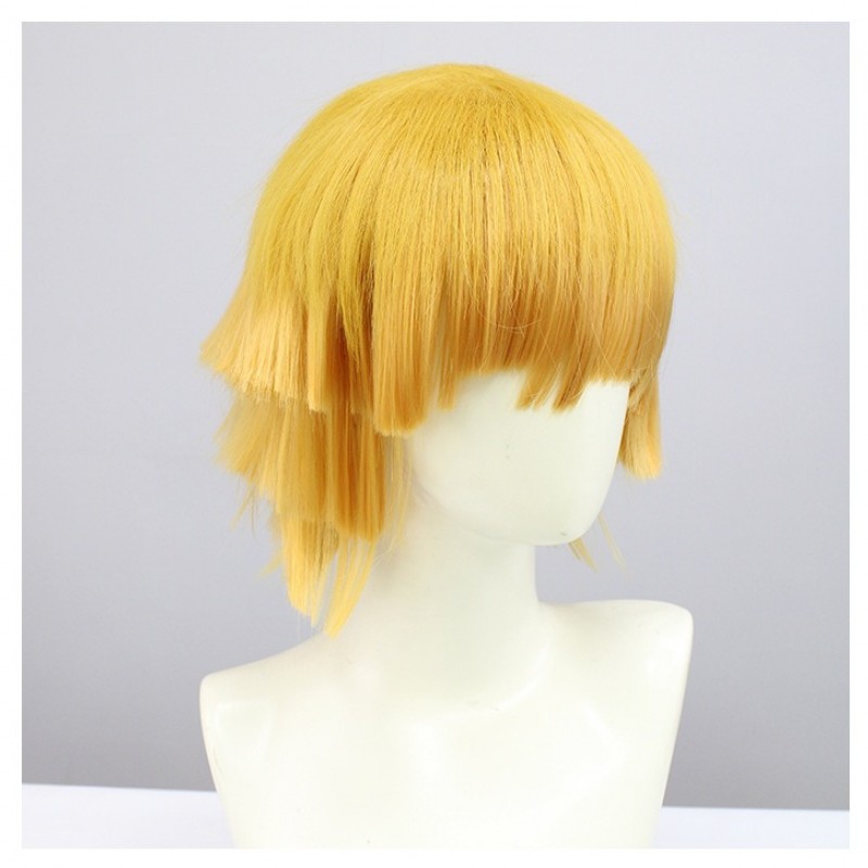 Zenitsu's Thunder Vibrant 30cm Golden Tempest Wig