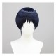 Genshin Impact |Wanderer Scaramouche Cosplay Wig Short Hair Black Blue 30cm