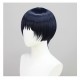 Genshin Impact |Wanderer Scaramouche Cosplay Wig Short Hair Black Blue 30cm