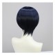 Genshin Impact |Wanderer Scaramouche Cosplay Wig Short Hair Black Blue 30cm