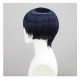 Genshin Impact |Wanderer Scaramouche Cosplay Wig Short Hair Black Blue 30cm