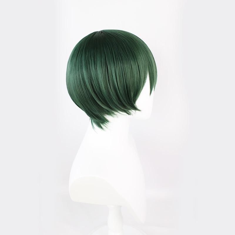 Jujutsu Kaisen Zenin Maki Ink Green Fluffy Short Hair 30cm