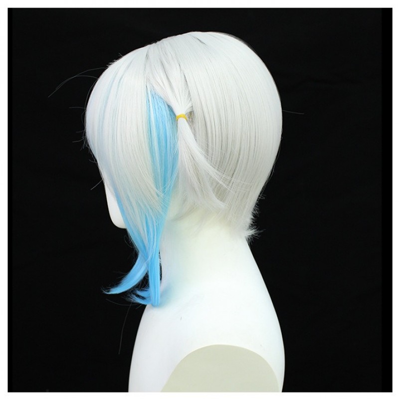 Hololive Virtual Idol Gawr Gura VTuber Shark Girl Cosplay Wig 35cm