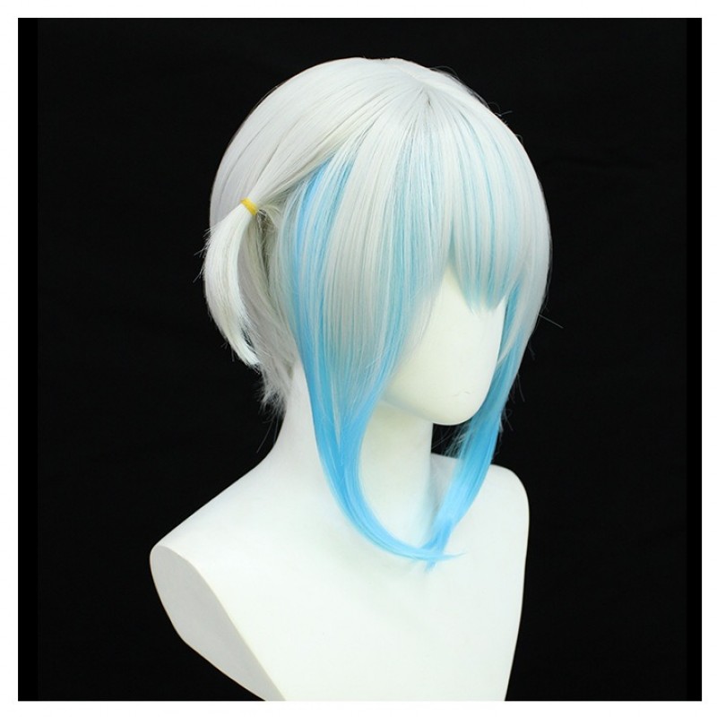 Hololive Virtual Idol Gawr Gura VTuber Shark Girl Cosplay Wig 35cm