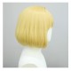 VTuber Virtual Idol Amelia Watson Casual Cosplay Wig - Everyday Yellow Short Bob Haircut