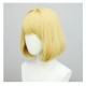 VTuber Virtual Idol Amelia Watson Casual Cosplay Wig - Everyday Yellow Short Bob Haircut