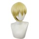 Tokyo Revengers Chifuyu Matsuno Cosplay Wigs Yellow Short Hair 30CM 