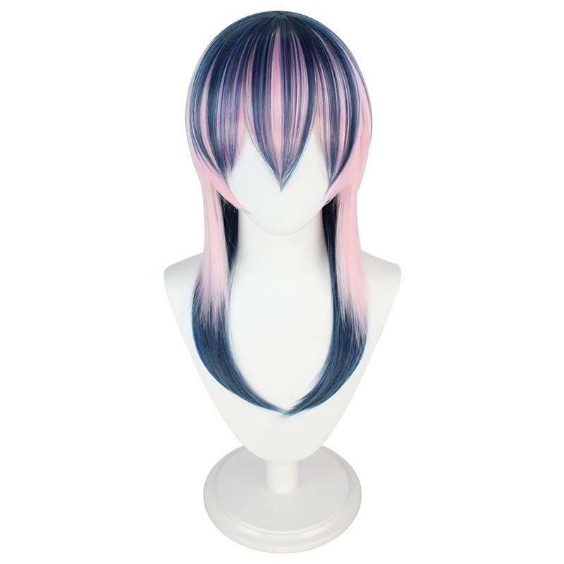 Tokyo Revengers Ryuguji Ken Coplay Wigs Highlight Pink Short Hair 55CM 