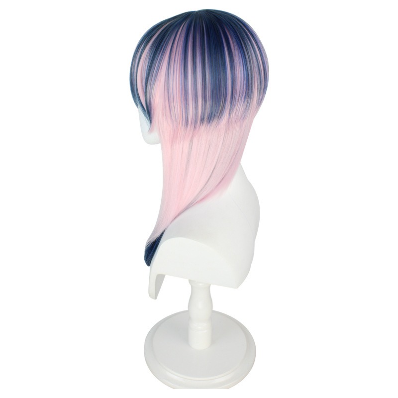 Tokyo Revengers Ryuguji Ken Coplay Wigs Highlight Pink Short Hair 55CM 