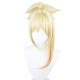 Genshin Impact | Ryuukaeika Yoimiya Cosplay Wig Light Gold Gradient Ponytail with Butterfly 33cm