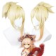 Genshin Impact | Ryuukaeika Yoimiya Cosplay Wig Light Gold Gradient Ponytail with Butterfly 33cm