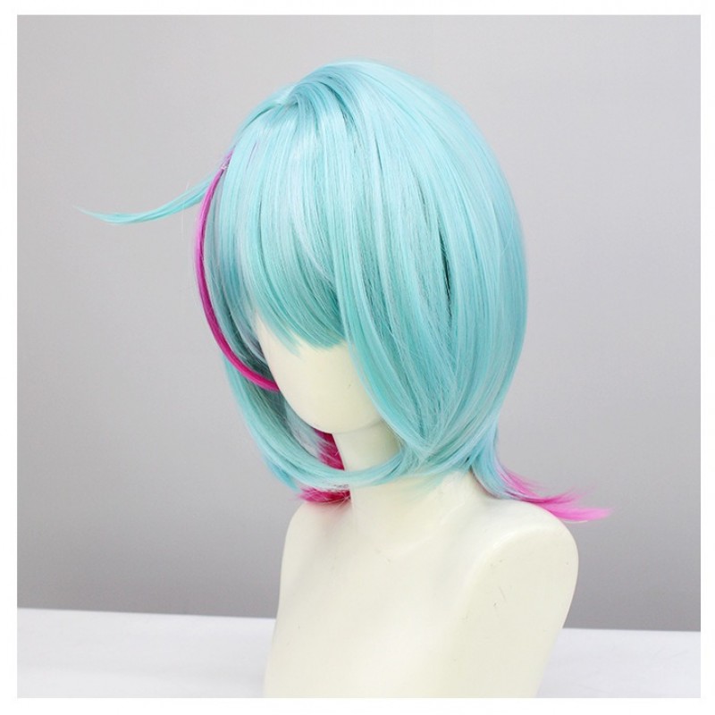 Nijisanji - Kyo Kaneko EN Sixth Period VTuber Virtual Idol Cosplay Wig