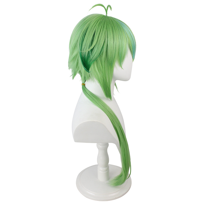 Genshin Impact | Sucrose Cosplay Wig Sweetness T-Color Gradient Green Backward Curls 80cm