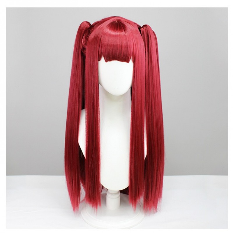 Dressing Doll Falling in Love Kitagawa Sea Dream Little Devil Red Straight Long Cosplay Wig 75cm