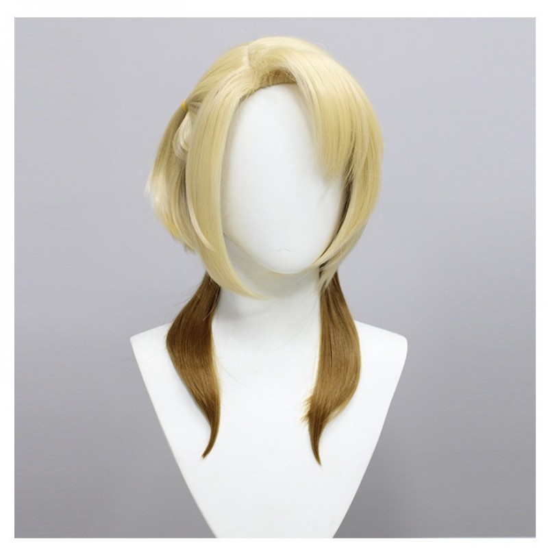 Virtual Idol - New Member Luca NIJISANJI Cosplay Wig - Brownish Yellow