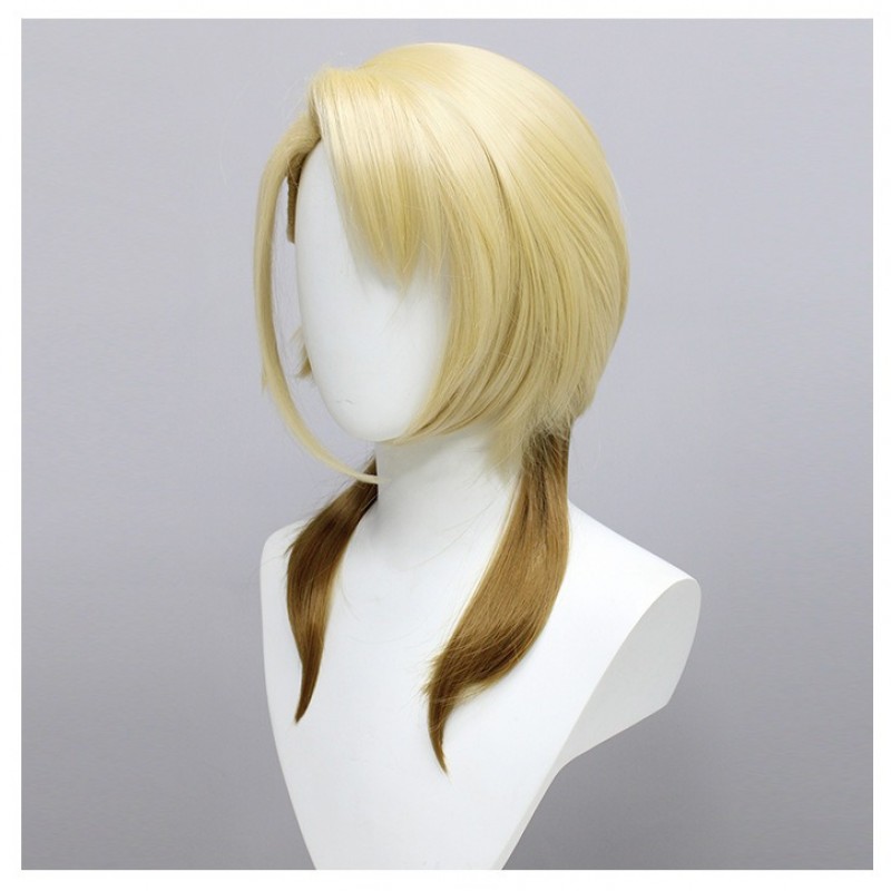 Virtual Idol - New Member Luca NIJISANJI Cosplay Wig - Brownish Yellow