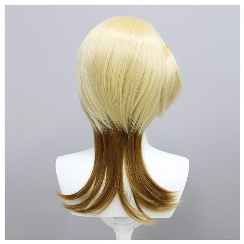 Virtual Idol - New Member Luca NIJISANJI Cosplay Wig - Brownish Yellow