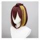 Virtual Streamer Shoto Cosplay Wig - Independent VTuber Brown Flip-up Short Hair