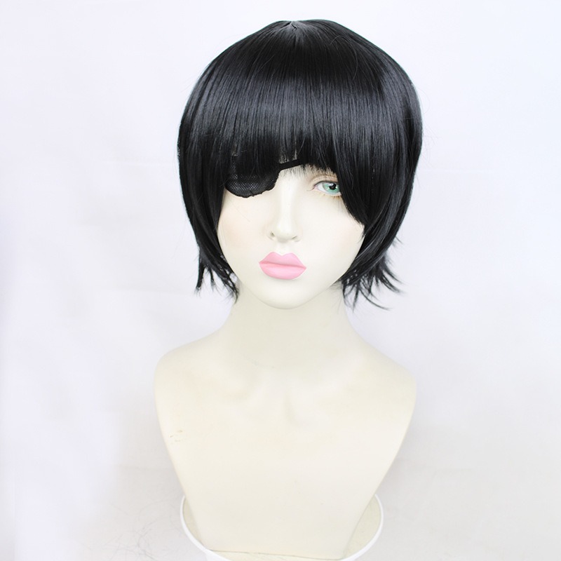 Chainsaw Man Cosplay Wig - Senior Himeko - Black Flip-up Hairstyle