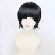 Chainsaw Man Cosplay Wig - Senior Himeko - Black Flip-up Hairstyle