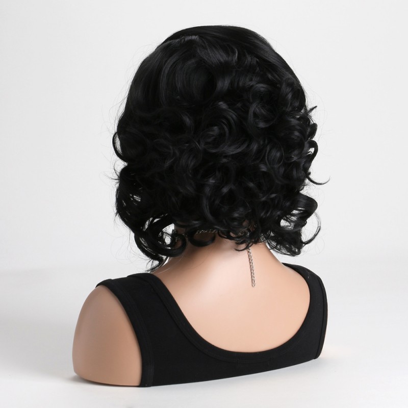 Black Short Wave Hair